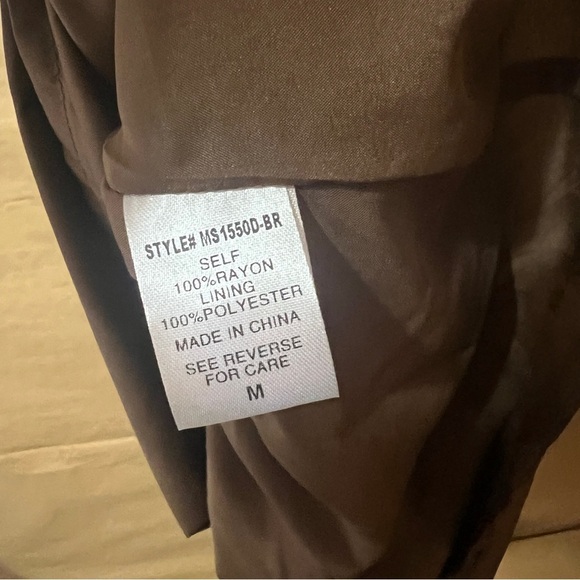 Meet Me in Santorini | NWT Ashley Poplin Cutout Maxi Dress Puff Brown Size S - Picture 12 of 12